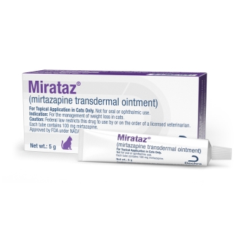 Mirataz (mirtazapine transdermal ointment) for Cats, 5-g tube